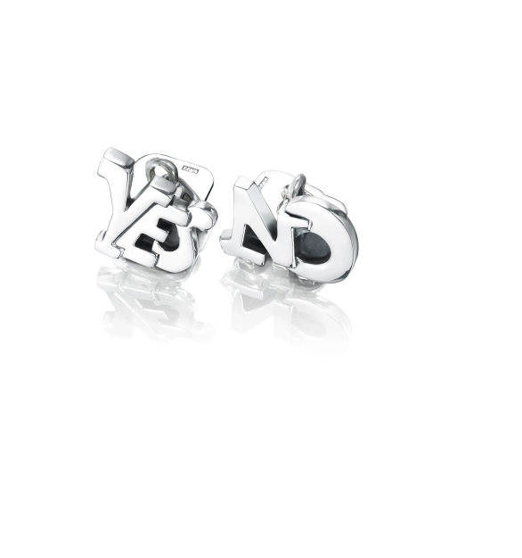 EFVA ATTLING Yes/No Cufflinks