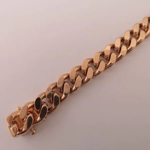 Guld Carlsén Armband Pansar 18K 6,3 mm