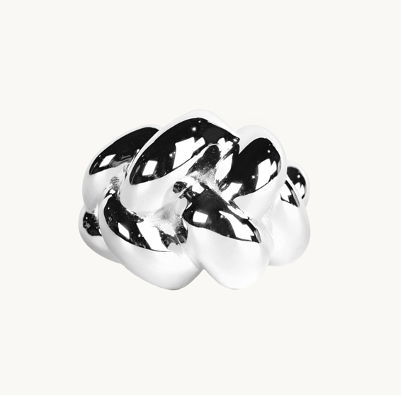 Emma Israelsson Braided Ring Silver